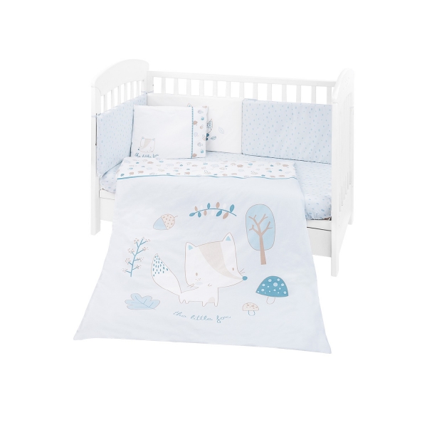 Продукт Kikkaboo Little Fox - Бебешки спален комплект 6 части 60/120  - 0 - BG Hlapeta